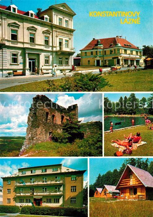 Konstantinovy Lazne Sanatorium Ruine Schwimmbad