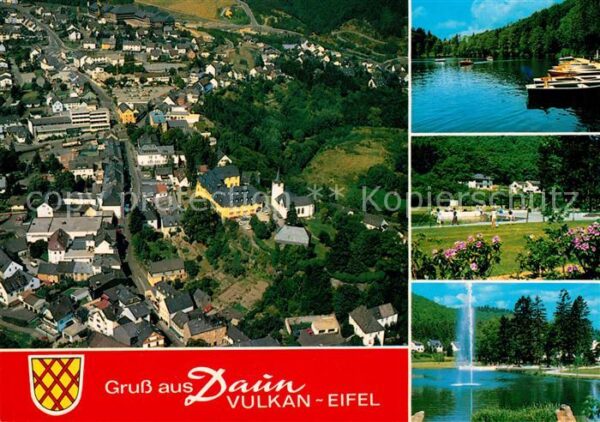 Daun Eifel Fliegeraufnahme Hafen Springbrunnen Par