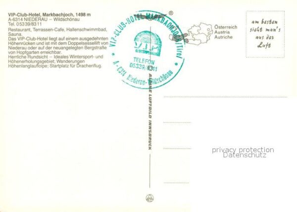 Niederau Wildschoenau Fliegeraufnahme VIP Club Hotel Markbach – Bild 2
