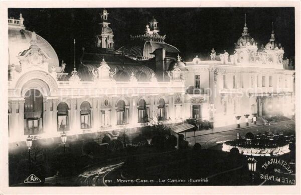 Monte-Carlo Casino illumine