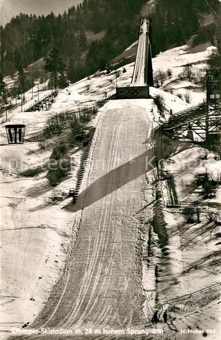 Garmisch-Partenkirchen Olympia Skistadion mit Sprungturm