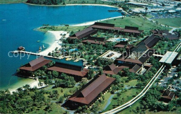 Disney World Polynesian Village Fliegeraufnahme