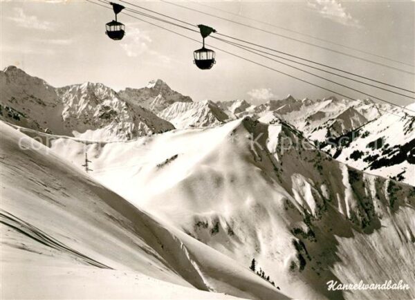 Seilbahn Kanzelwand Riezlern Zwölferkopf Widders