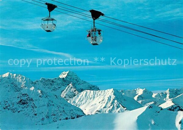 Seilbahn Kanzelwand Kleinwalsertal Widderstein