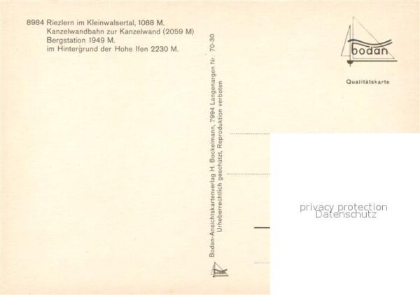 Seilbahn Kanzelwand Riezlern Kleinwalsertal Berg – Bild 2