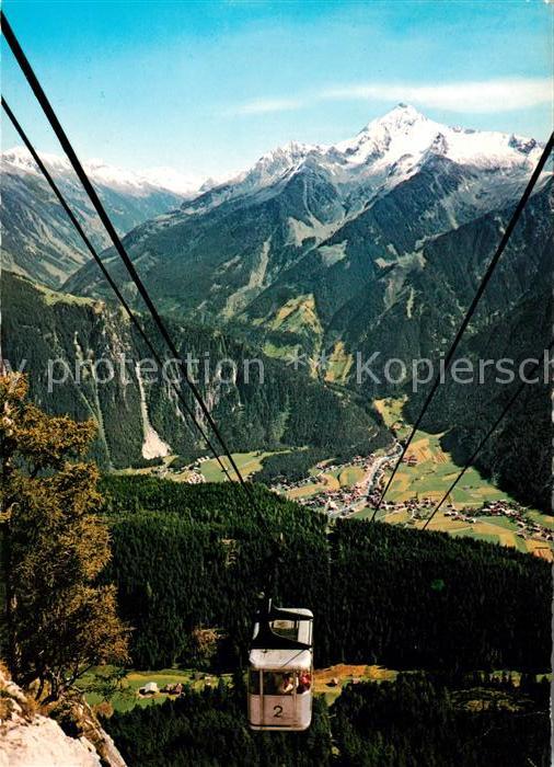 Seilbahn Penkenbahn Bergstation Mayrhofen Ahorns