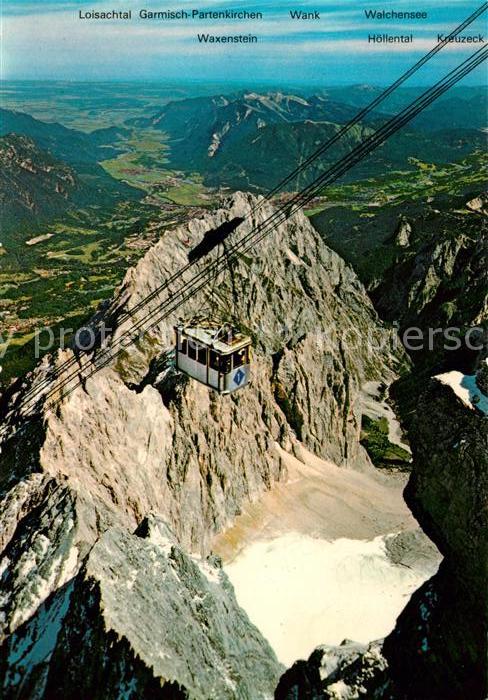 Seilbahn Zugspitze Höllental Waxensteinkamm Lois