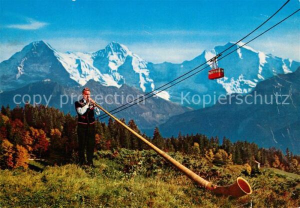 Alphorn Eiger Mönch Jungfrau Seilbahn