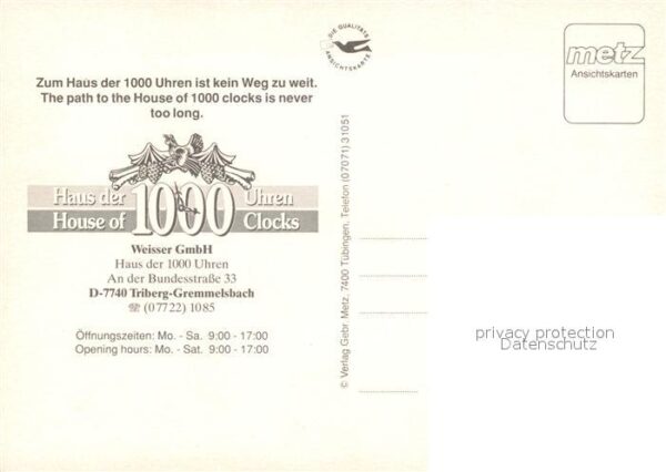 Uhren Haus der 1000 Uhren Triberg-Gremmelsbac – Bild 2