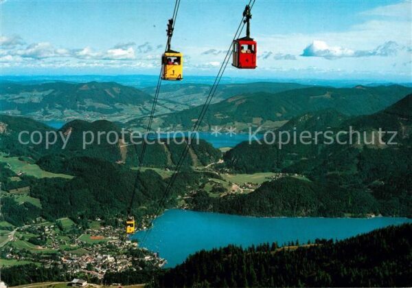 Seilbahn Zwölferhorn St. Gilgen Wolfgangsee Mond