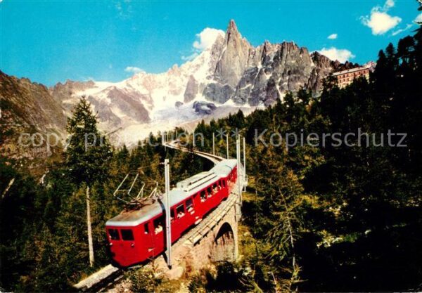 Zahnradbahn Train du Montenvers Aiguille du Dru