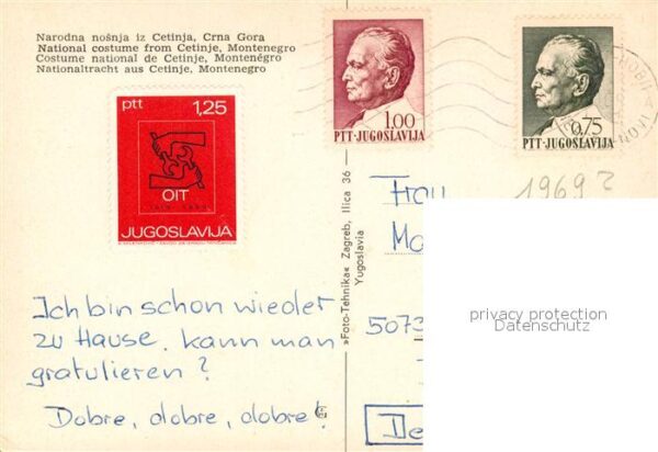 Trachten Cetinje Montenegro – Bild 2