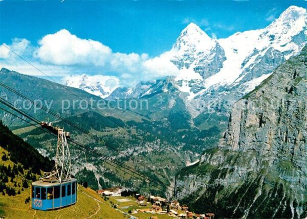 Seilbahn Schilthorn Mürren Eiger Mönch