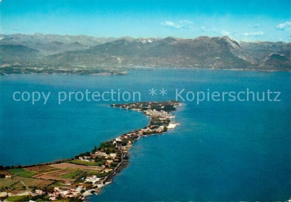 Sirmione Lago di Garda Fliegeraufnahme