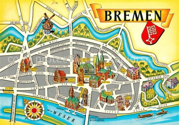 Bremen Stadtkarte
