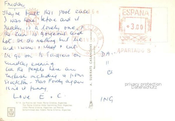 Algeciras Andalucia Hotel Reina Cristina – Bild 2