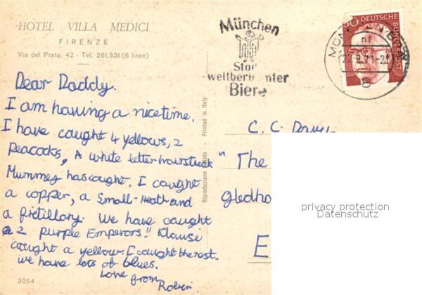 Firenze Florenz Hotel Villa Medici – Bild 2