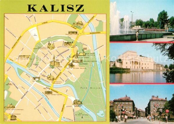 Kalisz Plac Jana Kilinskiego Teatr im. Wojciec