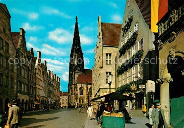 Muenster Westfalen Prinzipalmarkt