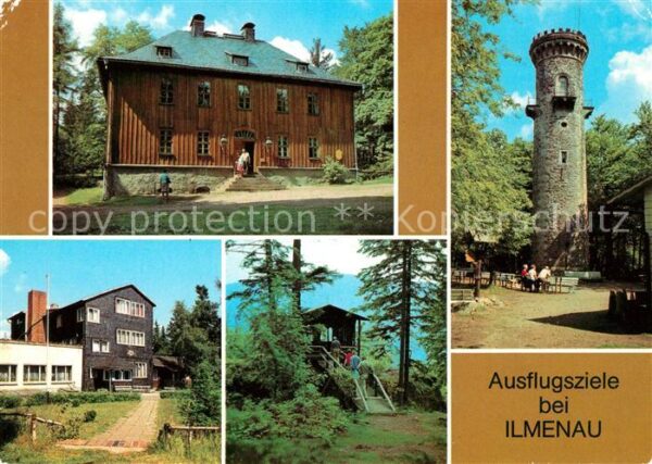 Ilmenau Thueringen Jagdhaus Gabelbach Goethegedenkstätte K