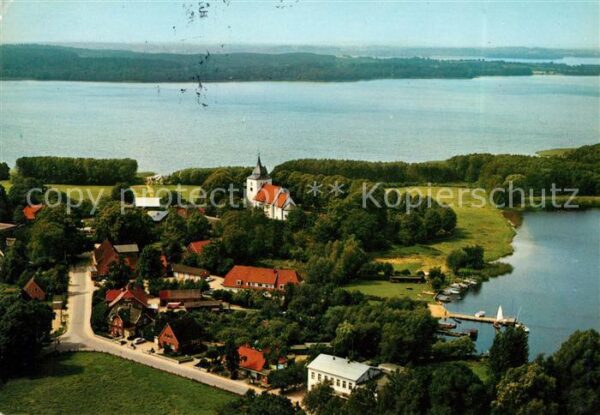 Bosau Fliegeraufnahme am Grossen Plöner See