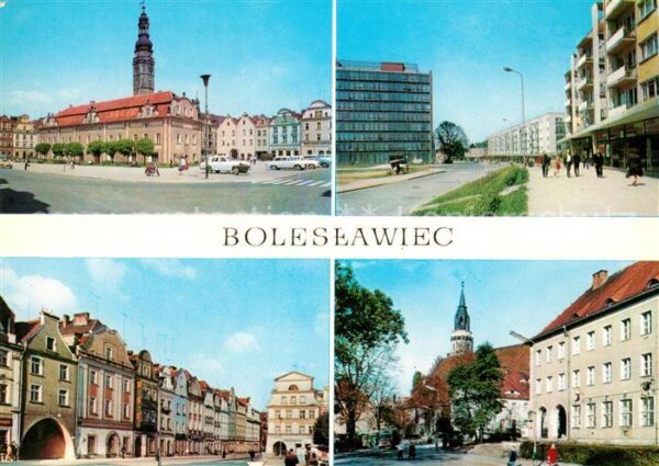 Boleslawiec Bunzlau Ratusz Adama Asnyka Zabytkowe kamienicz