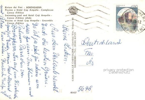 Bordighera Piscina e Hotel Cap Ampelio Complesso C – Bild 2