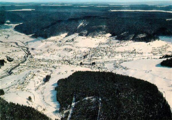 Baiersbronn Schwarzwald Fliegeraufnahme