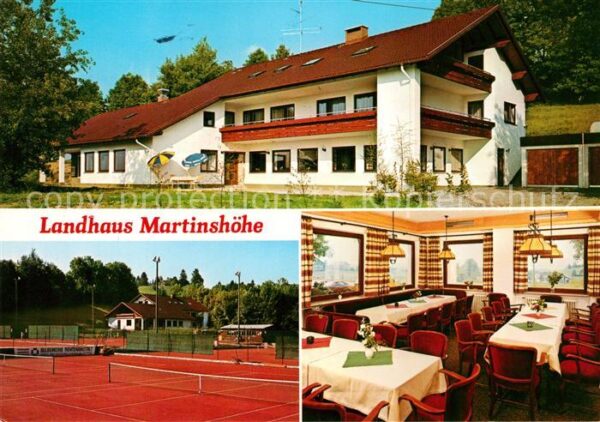 Oberreute Landhaus Martinshöhe Gaststube Tennispl