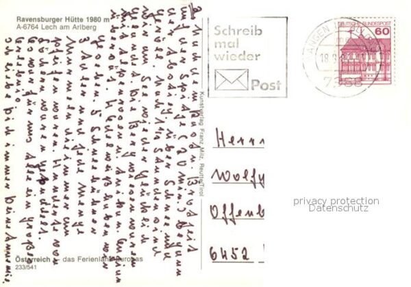 Lech Vorarlberg Ravensburger Hütte am Spullersee Detail – Bild 2