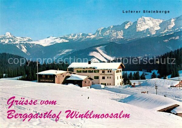Reit Winkl Berggasthof Winklmoosalm mit Loferer St