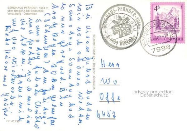 Bregenz Bodensee Berghaus Pfänder – Bild 2