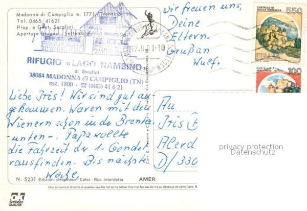 Madonna di Campiglio Rifugio Lago di Nambino Gaststube Bar Z – Bild 2