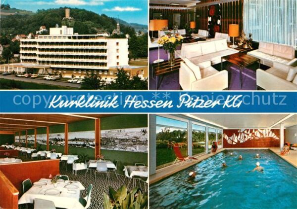 Bad Soden-Salmuenster Kurklinik Hessen Gasträume Hallenbad