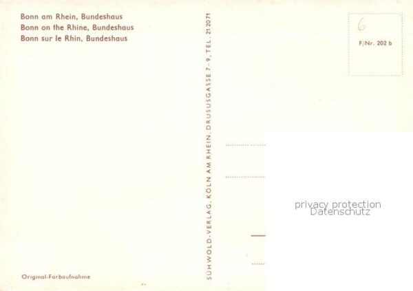 Bonn Rhein Bundeshaus – Bild 2