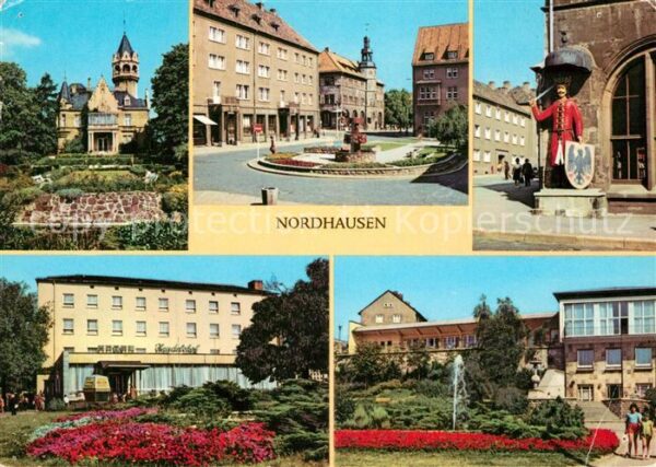 Nordhausen Thueringen Meyenburgmuseum Lutherplatz Roland HO H
