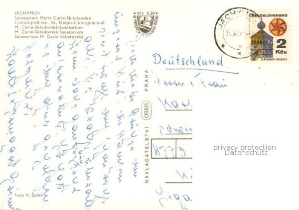 Jachymov Sanatorium Marie Curie Sklodowske – Bild 2