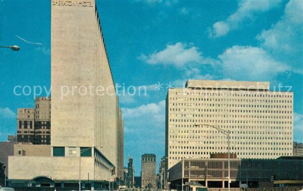 Philadelphia Pennsylvania Sheraton Hotel and Transportation Build
