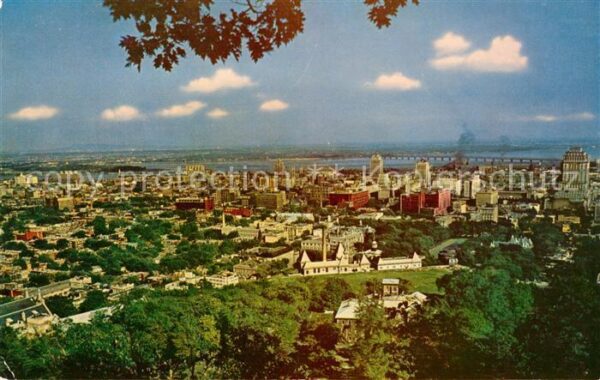 Montreal Quebec View prise du Mont Royal