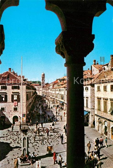 Dubrovnik Ragusa Marktplatz