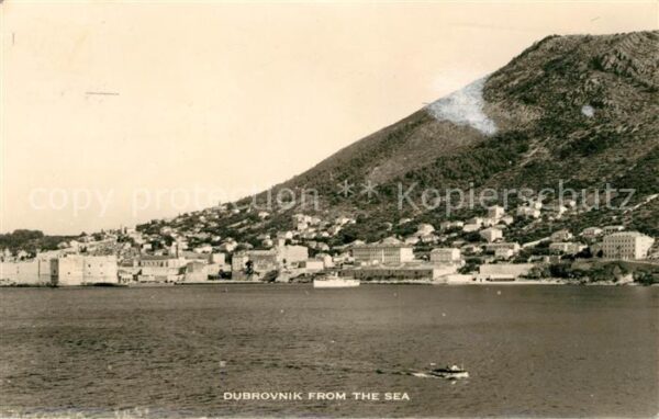 Dubrovnik Ragusa from the sea