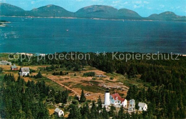 Salem Massachusetts Baker Island Light and Mount Desert Hil
