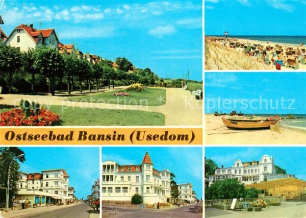 Bansin Ostseebad Strandpromenade Karl Marx Str FDGB Erho
