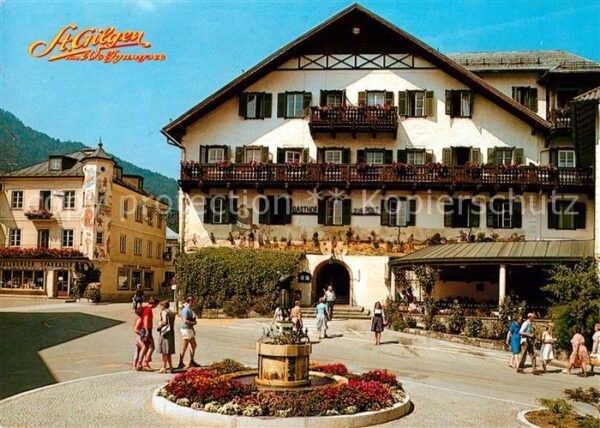 St Gilgen Wolfgangsee Mozartbrunnen