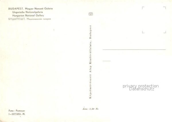 Budapest Ungarische Nationalgalerie – Bild 2