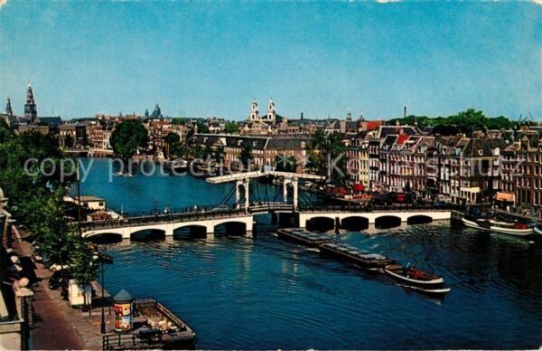 Amsterdam Niederlande Magere Brug over de Amstel