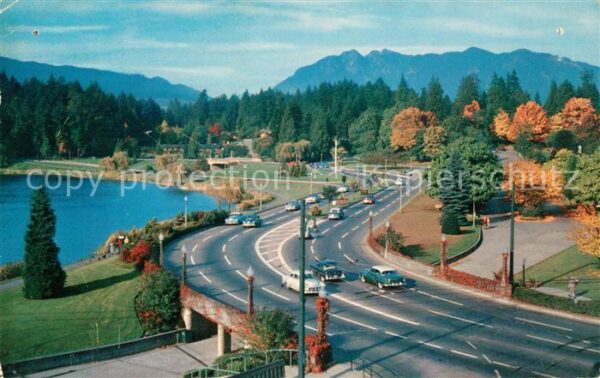 Vancouver British Columbia Entrance to Stanley Park
