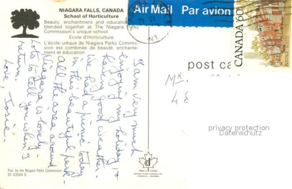 Niagara Falls Ontario School of Horticulture – Bild 2