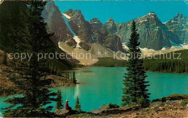 Banff Canada Moraina Lake in the Valley of Ten Peaks