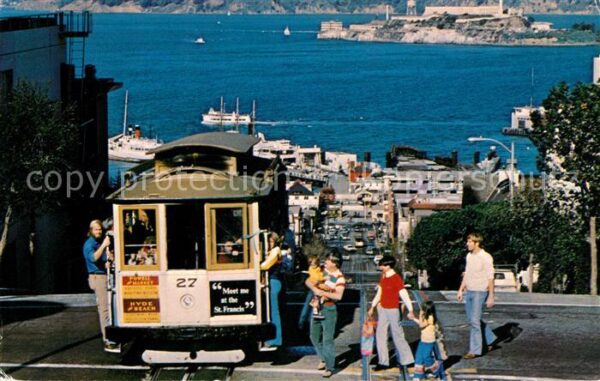 San Francisco California Cable Car Hyde Street